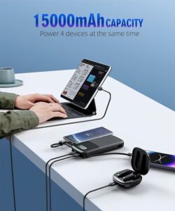 Read more about the article Best power bank and fast charging in 2023, 15000mAh Battery Pack Fast Charging Lightweight.