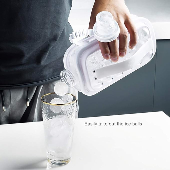 You are currently viewing Best portable ice ball maker bottle for 2024 Review Trays 2-in-1 Portable Ice Maker